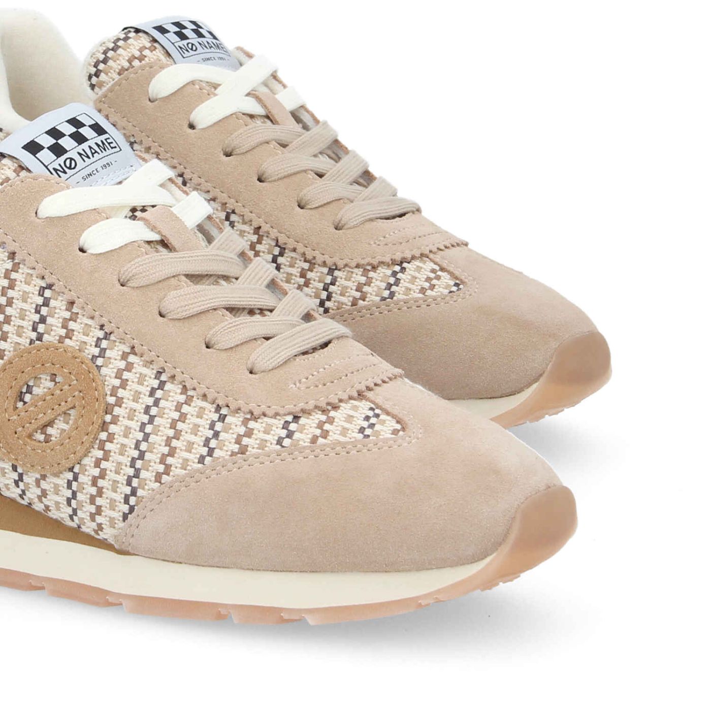 CITY RUN JOGGER W - GRASS/SUEDE - NOISETTE/NUDE